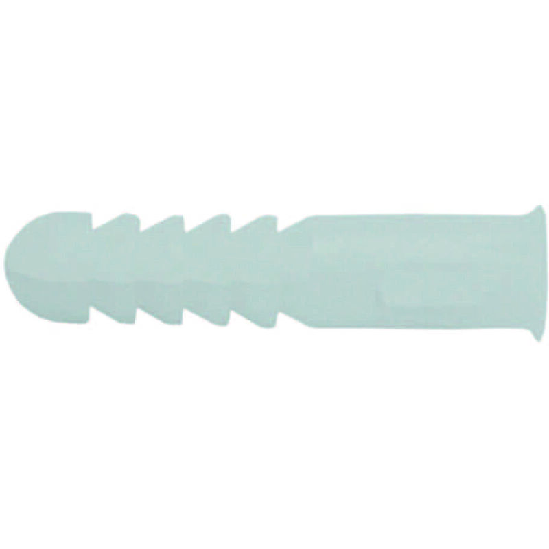 Tassello in plastica con bordino - ø mm.7x33