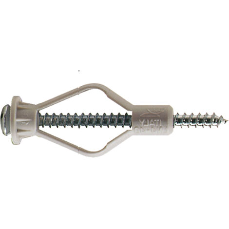 Tassello lastro nylon ln4-40/5  mm 8 x  40 - vite 4 x  55