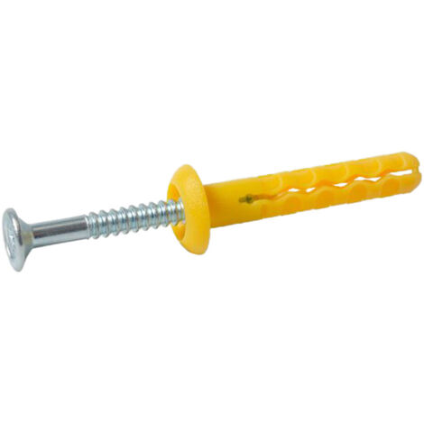 TASSELLO NYLON A PERCUSSIONE 'DEVIL' mm 6 x 38 - profonditÃE minima foro 50 mm- 200 pezzi  - AKIFIX