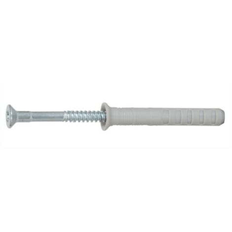 TASSELLO NYLON CON VITE A CHIODO PREMONTATA mm 10x100