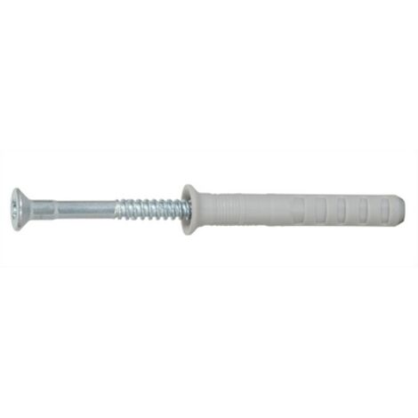 TASSELLO NYLON CON VITE A CHIODO PREMONTATA- mm 8x100- FISCH- pezzi 50