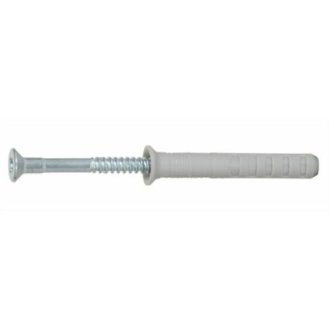 TASSELLO NYLON CON VITE A CHIODO PREMONTATO mm 8x80 (Pz.50)