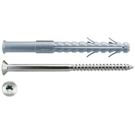 TASSELLO NYLON 'LATER CORNICE' C8A 100 LUVT 8 x 100 - vite Torx T30 5,5 x 105