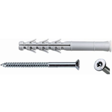 TASSELLO NYLON MAURER PLUS PROLUNGATO Ø10X100MM C/VITE TORX 7X105