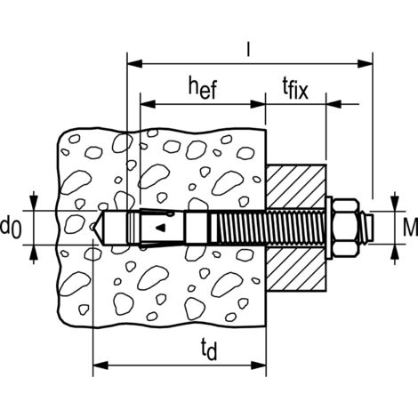 TASSELLO PASSANTE IN ACCIAO CON RONDELLA DIN-125A M2 M8 x 95 /25 100PZ MUNGO