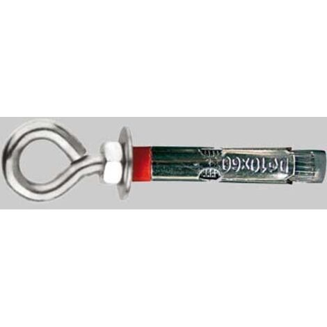TASSELLO PESANTE CON OCCHIOLO - M6 x 45 mm Ø 8