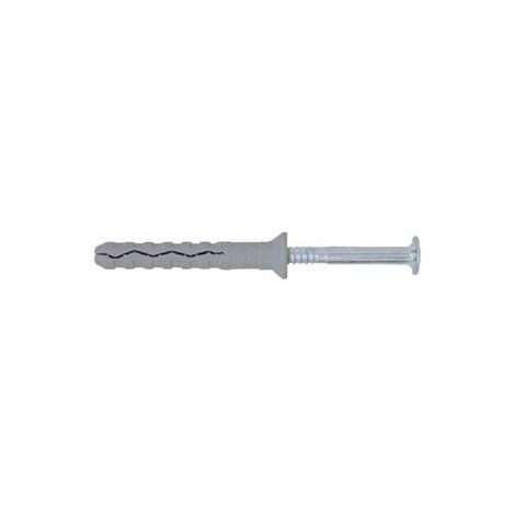 TASSELLO PREMONTATO IN NYLON BORDO SVASATO CON VITE ZINCATA BIANCA TSS- - ø mm.5x30 vite ø mm.3,4x35 spess.fissaggio mm.5 - 300 pezzi FRIULSIDER