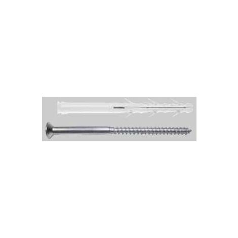 Tassello prolungato con vite tnap-v diametro 8x80 conf. da 100 pz