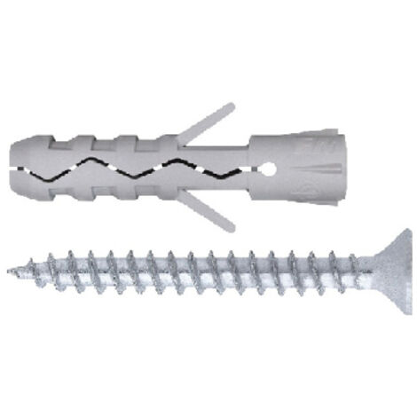 Tassello tuvt in nylon senza bordo con vite tps  8x40FRIUL (100 pezzi )