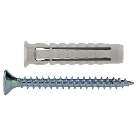 Tassello universale in nylon  6x30 mm con bordino unifix (100 pz)