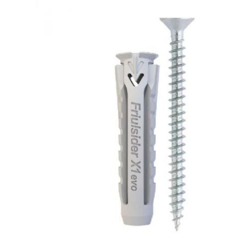 TASSELLO UNIVERSALE IN NYLON CON VITE in Blister FRIULSIDER 8x40 mm (10 pz)
