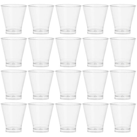 Tasses à glace Jelly Mup jetables pour mariage, fête, camping en plein air