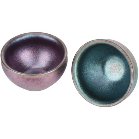 Tasses à thé en porcelaine artisanales, style chinois avec glaçure céramique