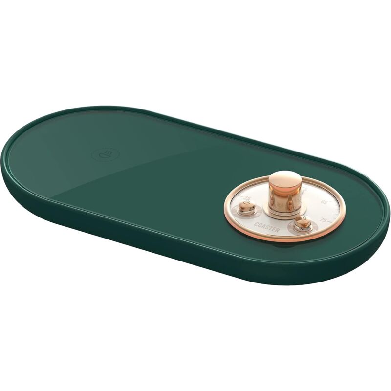 Aougo - Tasses Chauffe-Réchauffeur usb Smart Thermostatique Coaster 55 ℃ Chauffage Tapis de Tasse Coaster Café/Lait/Thé Chauffe