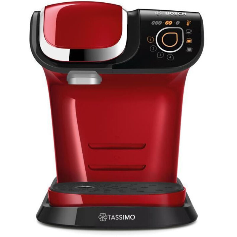 Bosch - TAS6503 - Macchina da caffè tassimo multi-bevande - Serbatoio d'acqua 1,3L - Arresto automatico - Rosso