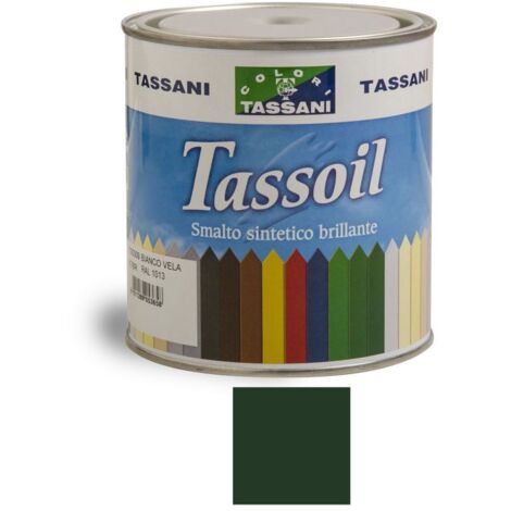 Tassoil Smalto Sintetico Brillante 750 ml Verde Vittoria