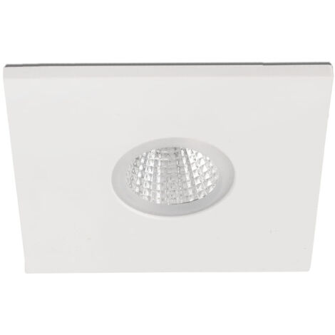 TAST quadratische Einbauleuchte weiß/weiße LED 2700K 44002