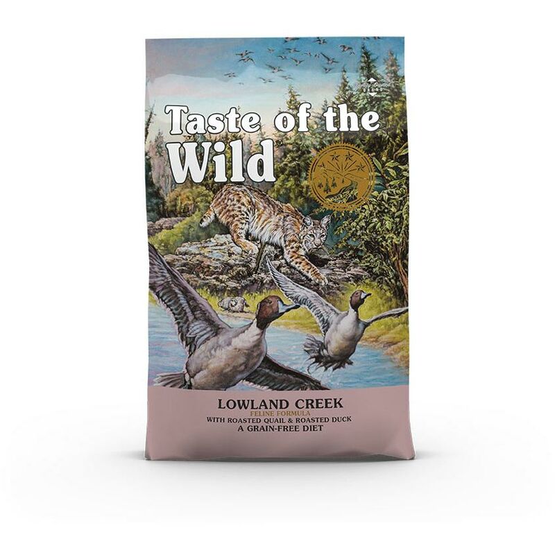 

Taste of the Wild Cat Lowland Creek Codorniz y Pato pienso para gatos grain free 2 Kg