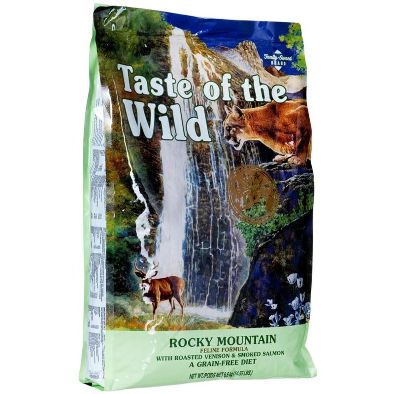 

Taste of the Wild Cat Rocky Mountain Ciervo y salmón pienso para gatos grain free 6,6 Kg
