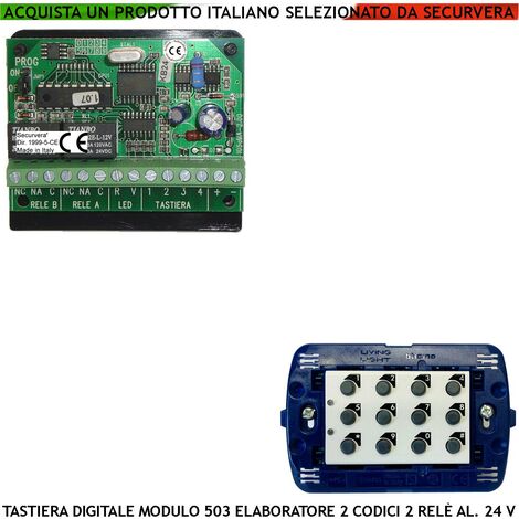 Finder 48527012 Interfaccia modulare a relè 2 contatti in scambio 12V DC  portata contatti 6A