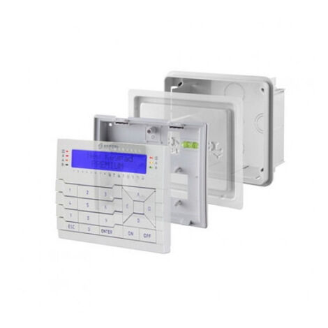 Tastiera Premium LCD, con lettore di prossimità e tre Terminali I/O programmabili BENTEL cod. BKP-BOX