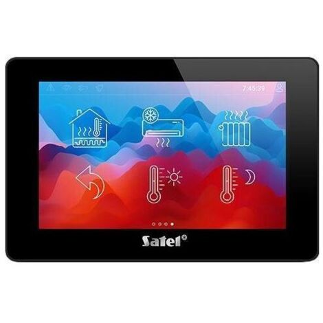 TASTIERA SATEL CON TOUCHSCREEN 7" INT-TSH2-B NERO