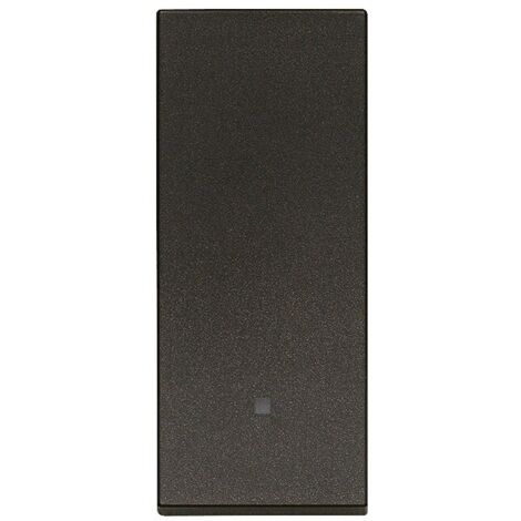 Tasto 1M Allineato Nero ( VIMAR cod. 31000.G )