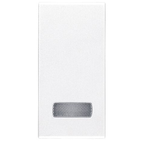 Tasto 1M con diffusore bianco  vimar eikon 20026.B