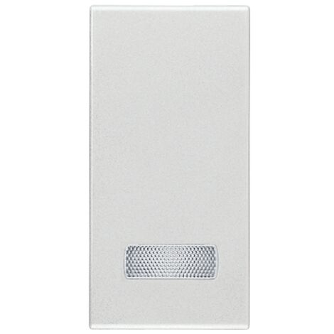 Tasto 1M con diffusore silver NEXT vimar eikon 20026.N