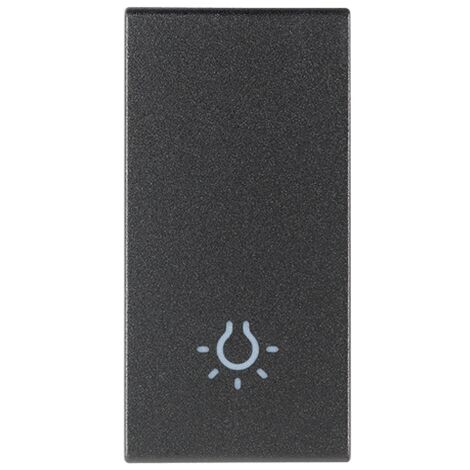 Tasto 1M simbolo luce grigio Vimar Arkè 19021.L