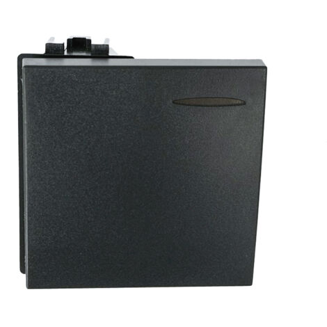 Tasto  2M Moduli Nero Compatibile Living