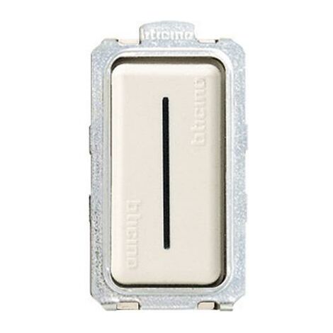Tasto falso polo Magic, colore bianco, modulo singolo  BTI5000