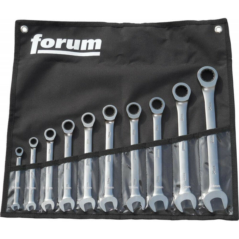 Image of Forum - Tasto fork a cricchetto da 10 pezzi. Legge 8-24 mm