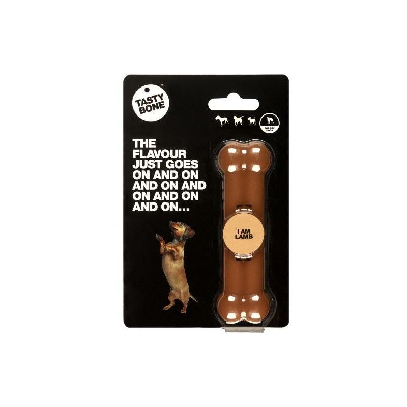 

Tasty Bone mordedor para perro sabor Cordero Small