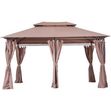 Tata Linda GAZEBO KASSY mt. 3x4x2,6 h col. Ecrù scuro