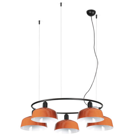 TATAWIN M lámpara colgante naranja rojo 20343-148-5L
