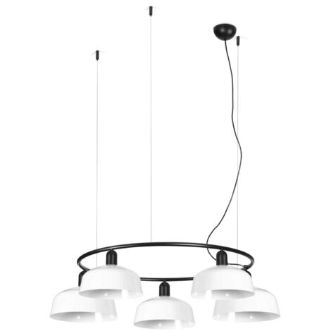 TATAWIN M metal 5L Colgante circular blanco