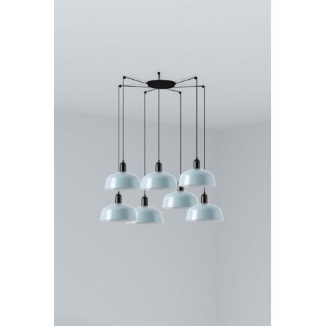 TATAWIN M metal 7L Colgante azul grisáceo