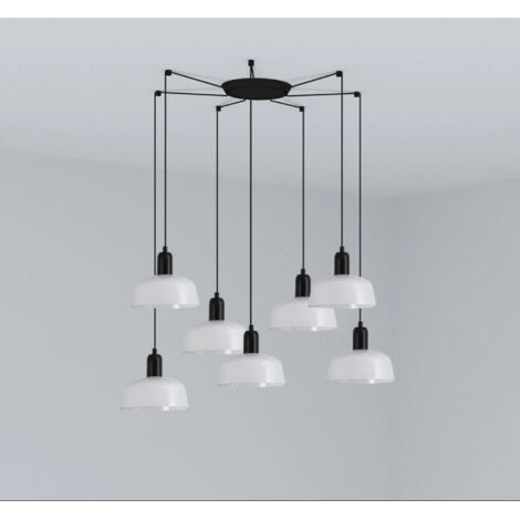 TATAWIN S 7L Lampada sospensione bianca