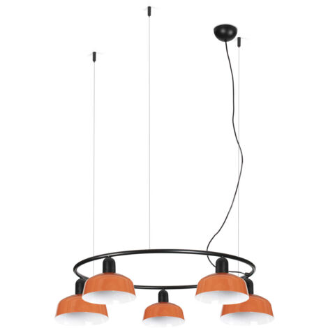 TATAWIN S lámpara colgante naranja rojo 20343-143-5L