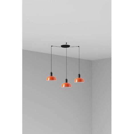 TATAWIN S metal 3L Colgante naranja rojizo