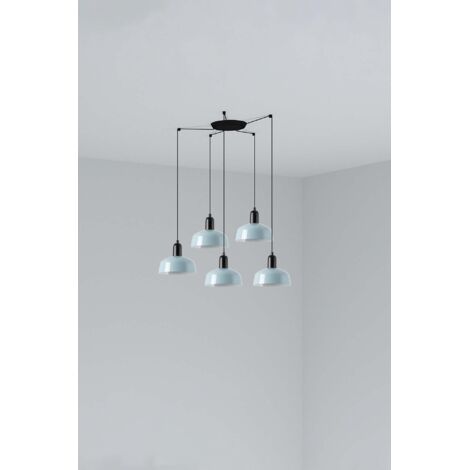 TATAWIN S metal 5L Colgante azul grisáceo