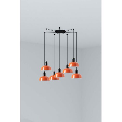 TATAWIN S metal 7L Colgante naranja rojizo