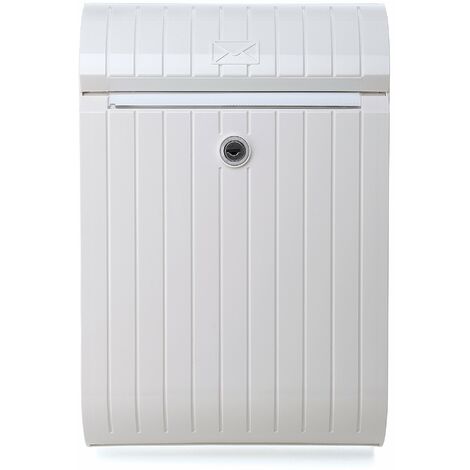 Tatay 0044007 - Cassetta Della Posta, Colore Bianco, 25.2 x 11.0 x 37.7 cm