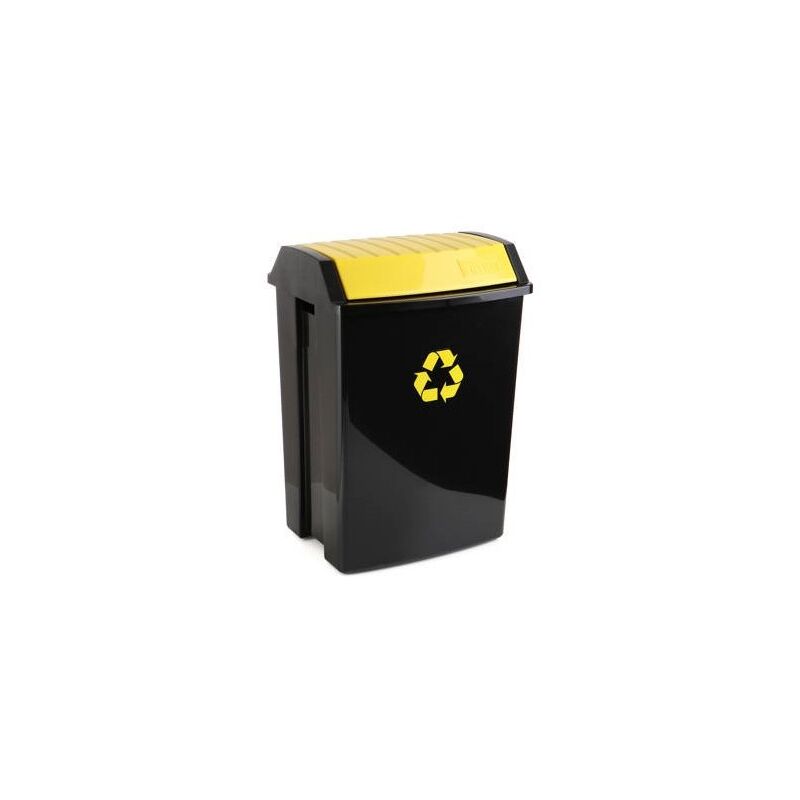Plasticos Tatay - Conteneur de recyclage 50 Lt 40X35,5X57,5Cm plastique jaune Tatay 1102302