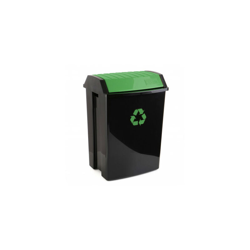 Plasticos Tatay - Conteneur de recyclage vert 50L Tatay