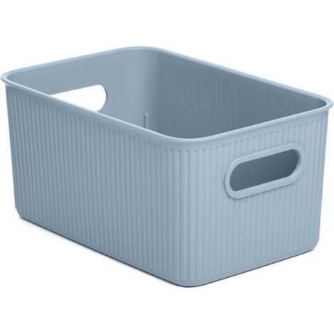 TATAY Cesta Almacenaje Plastico Baobab 5L Azul