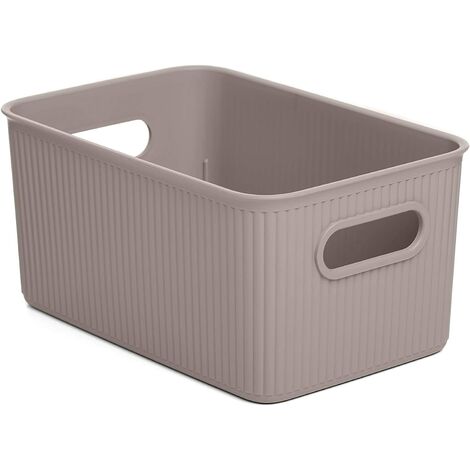 PLASTICOS TATAY Tatay Cesta M 5 Lt Baobab Taupe sin tapa