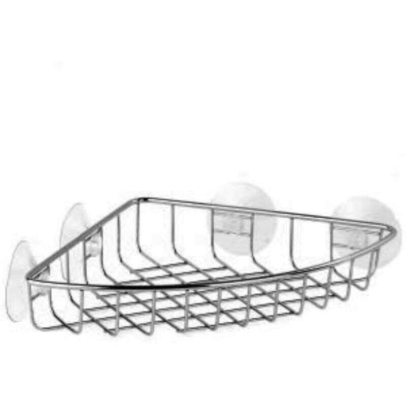 

tatay cestillo inox rinconera con ventosa 190x190x 40 6590500 - Mibricotienda