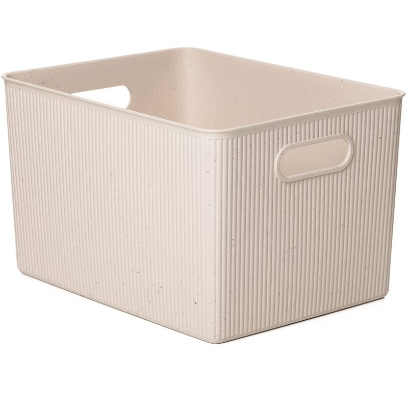 Image of TATAY Cestino Portaoggetti Baobab ECOHOME, 22L di Capacita, Polipropilene, Senza BPA, Materiali Riciclati al 100%, Dimensione 29.4 x 38.5 x 23 cm